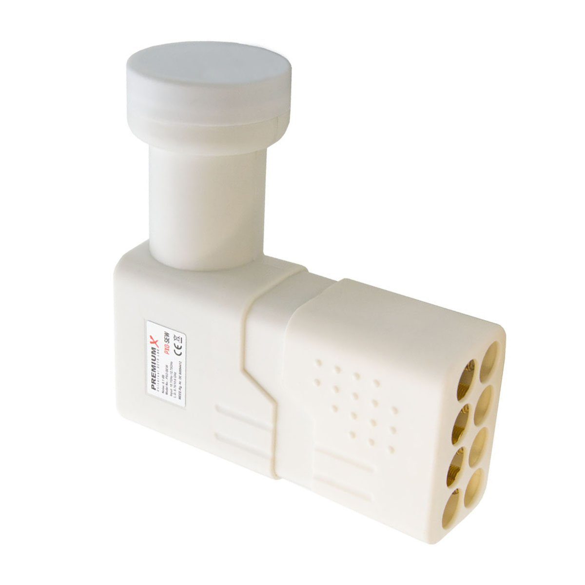 PremiumX SAT Anlage 80cm Satellitenschüssel Octo LNB 16x F-Stecker SAT-Antenne