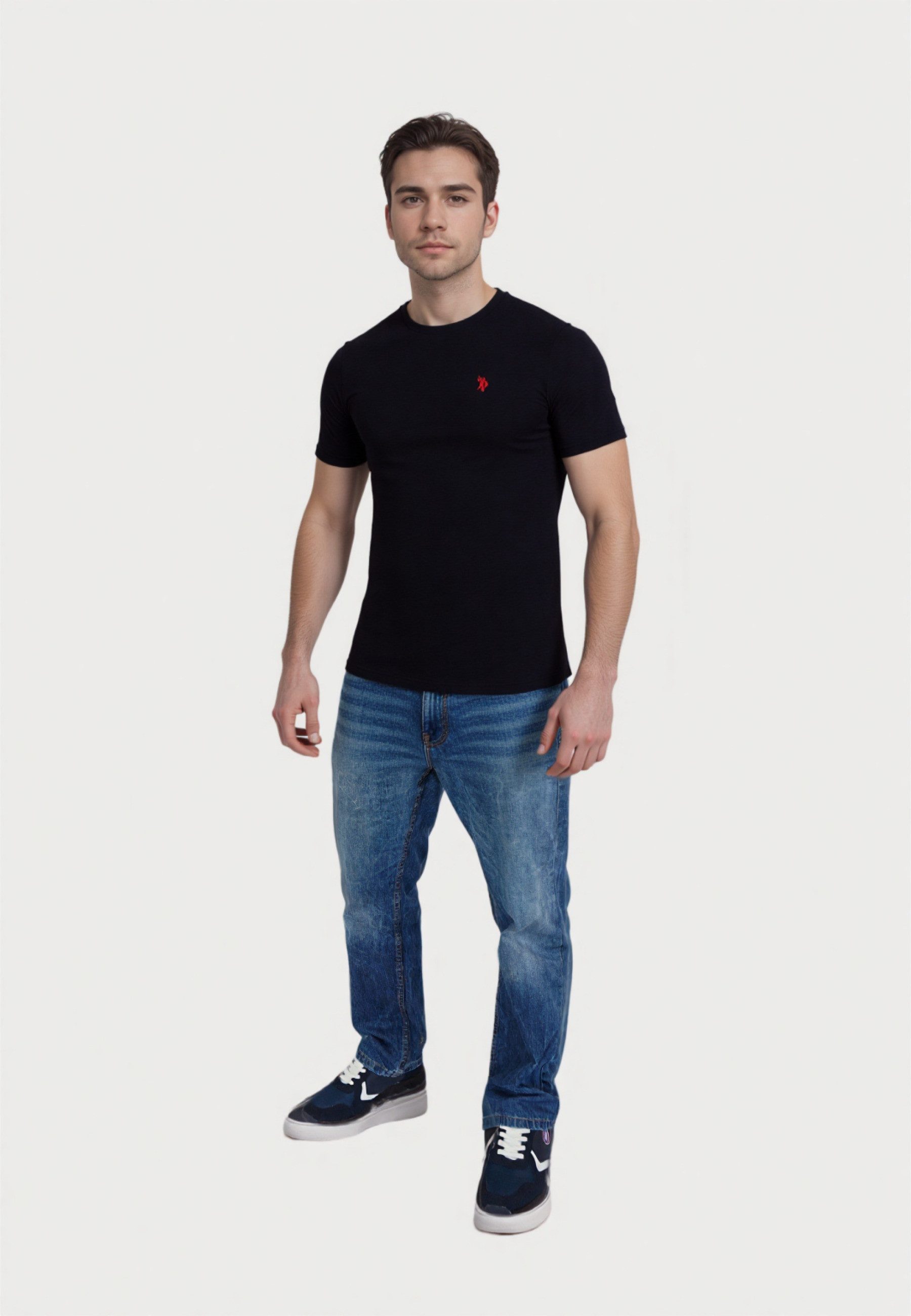 U.S. Polo Assn. T-Shirt T-Shirt 2 Pack Shortsleeve R-Neck (2-tlg., 2) günstig online kaufen