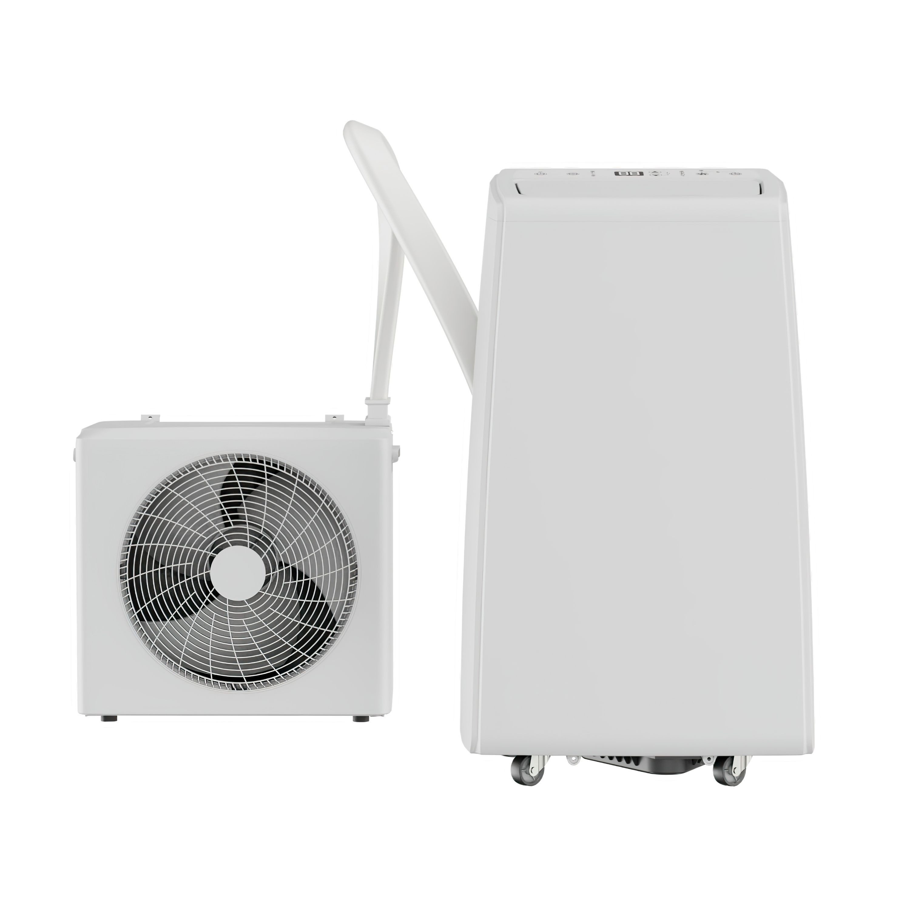 FM-SOLAR Klimagerät YFG-12H/FC6-W, Klimagerät Mobile Split Klimaanlage 12000BTU heizen kühlen Halterung