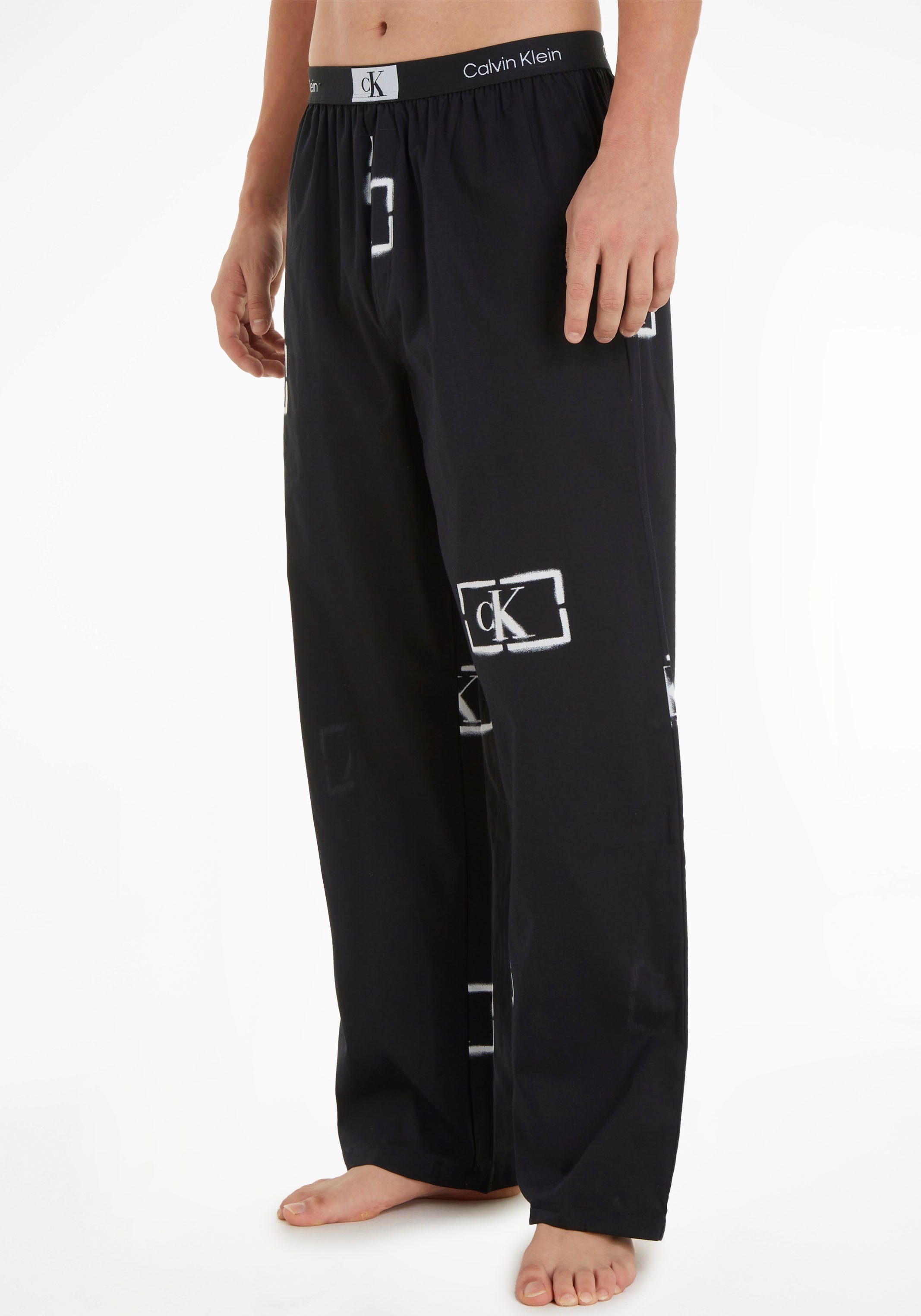 Calvin Klein Underwear Schlafhose SLEEP PANT mit Calvin Klein Logo-Monogramm allover