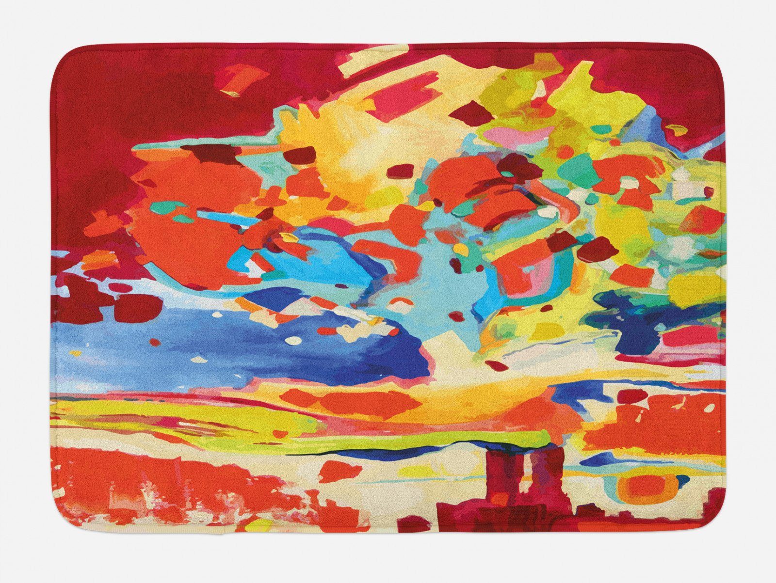 Badematte »Plüsch Badezimmer Dekor Matte mit rutschfester Rückseite