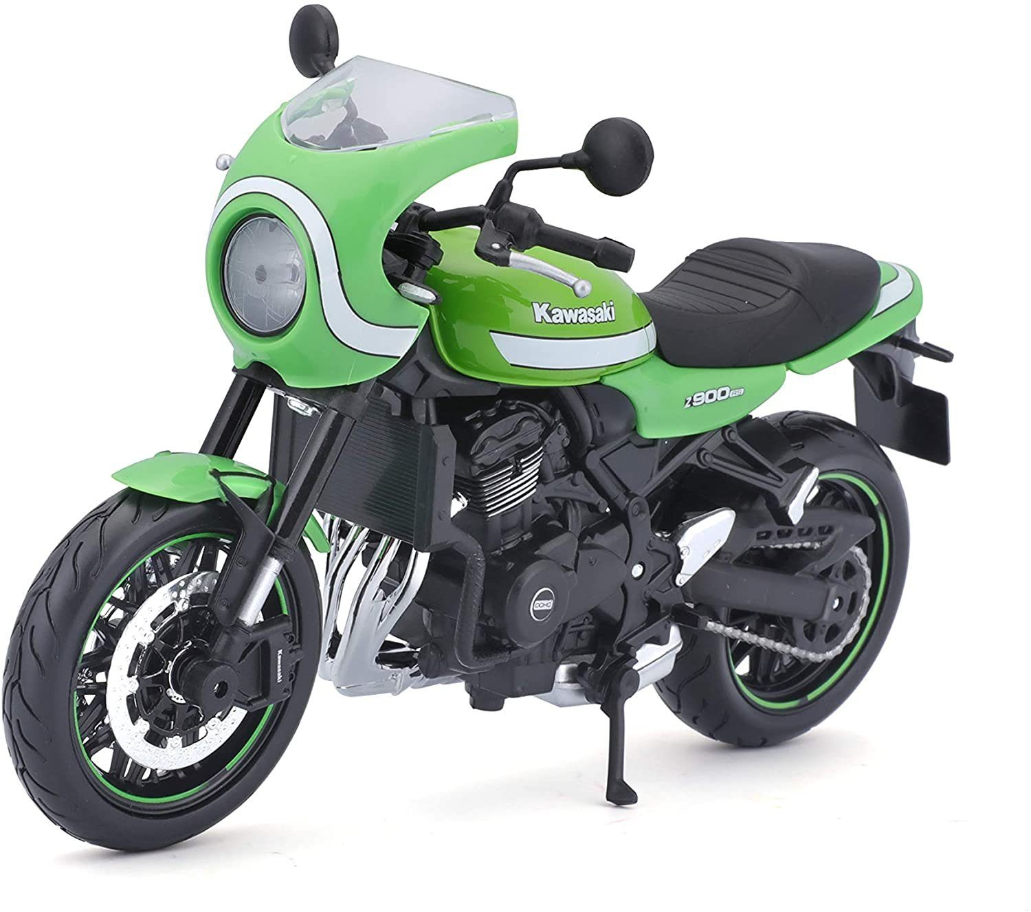 Maisto® Modellmotorrad Modellmotorrad - Kawasaki Z900RS Cafe (grün, Maßstab 1:12), Maßstab 1:12, detailliertes Modell