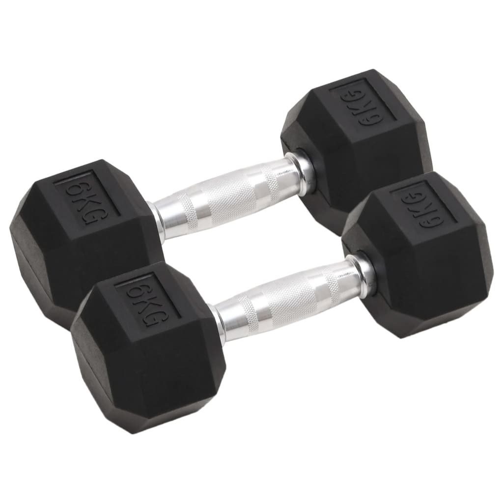 Hantel Kurzhanteln 2 Stk 12 kg Gusseisen Fitness Training Gewicht Kraftsporr