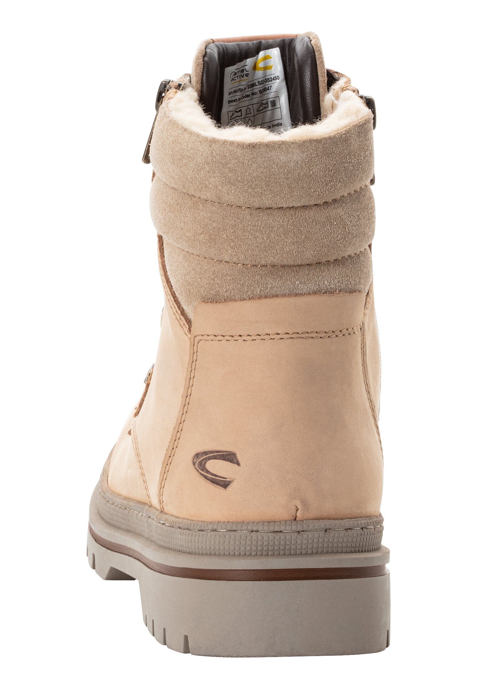 camel active Leder Boot Schnürschuh