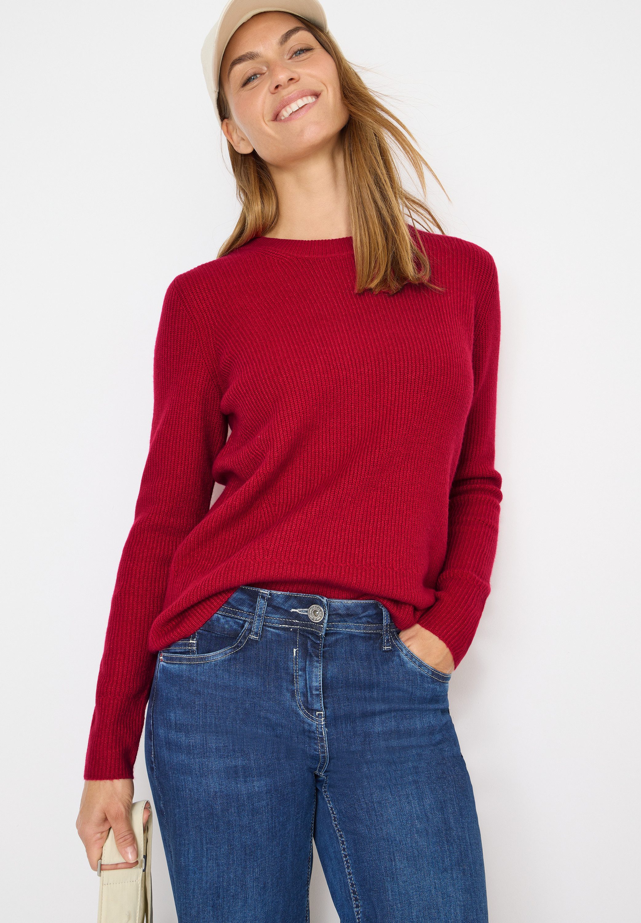 CECIL Strickpullover mit Strukturdetails günstig online kaufen
