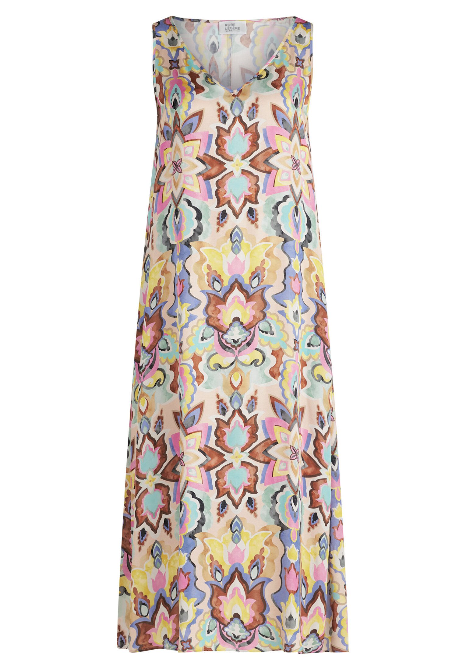 Vera Mont Sommerkleid Damen mit V-Ausschnitt Druck
