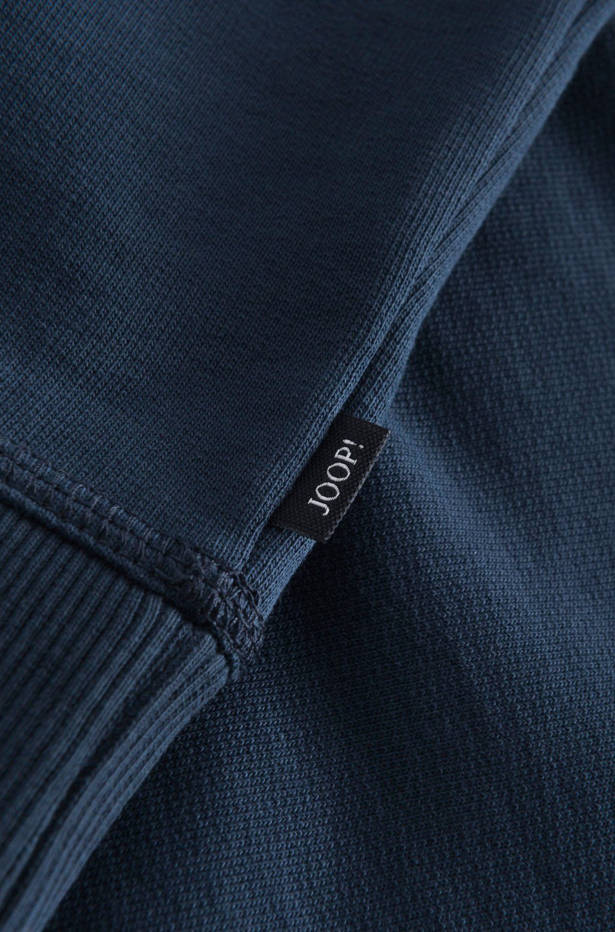 Sweatshirt Jeans Overlocknähten (1-tlg) dunkelblau mit Joop Stefano