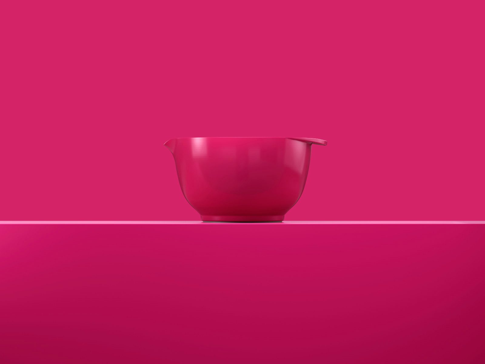 ROSTI Schüssel Margrethe Schüssel beetrot 2l, Kunststoff, (Schüsseln & Schalen)