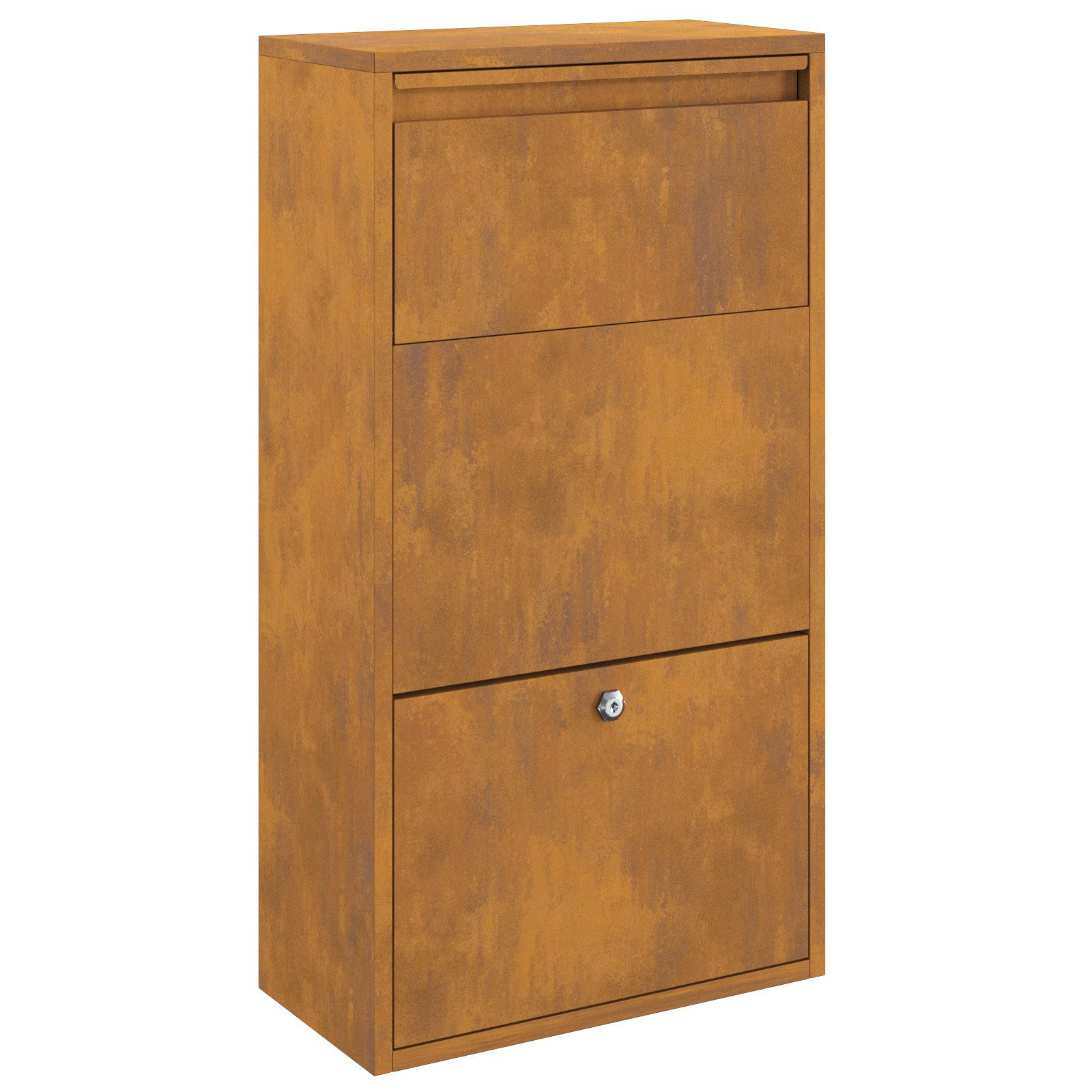 vidaXL Briefkasten Paketeinwurfbox 44x22x82 cm Verwitterter günstig online kaufen