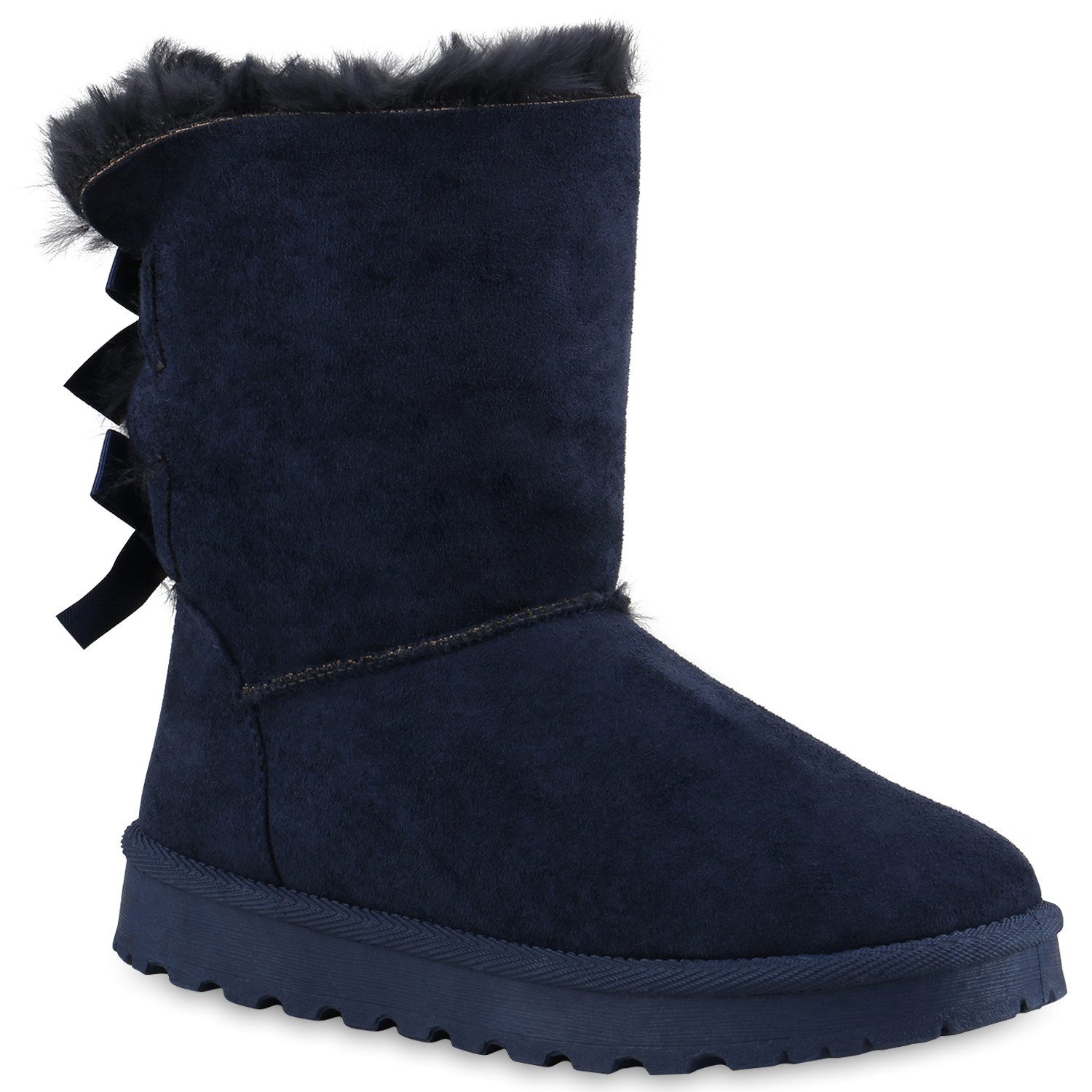 VAN HILL 839832 Winterstiefelette Damen Warm Gefütterte Winter Boots Stiefe günstig online kaufen