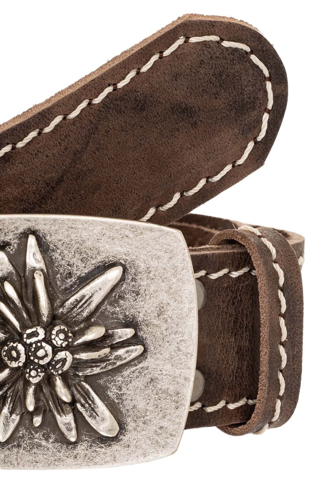 manid Lederwaren Ledergürtel 9340S115 günstig online kaufen