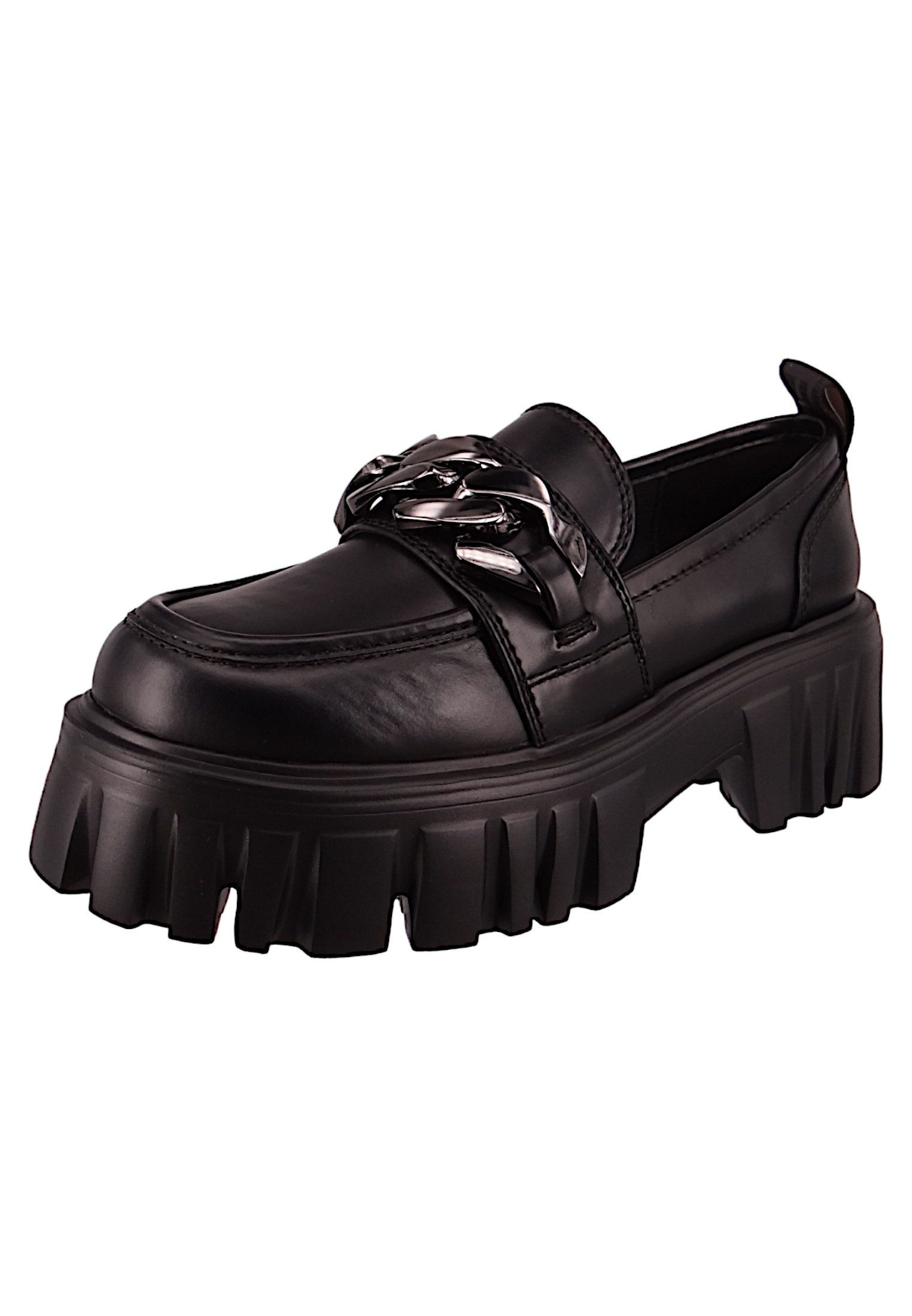Buffalo 1622448 Lion Loafer Chain Black Slipper günstig online kaufen