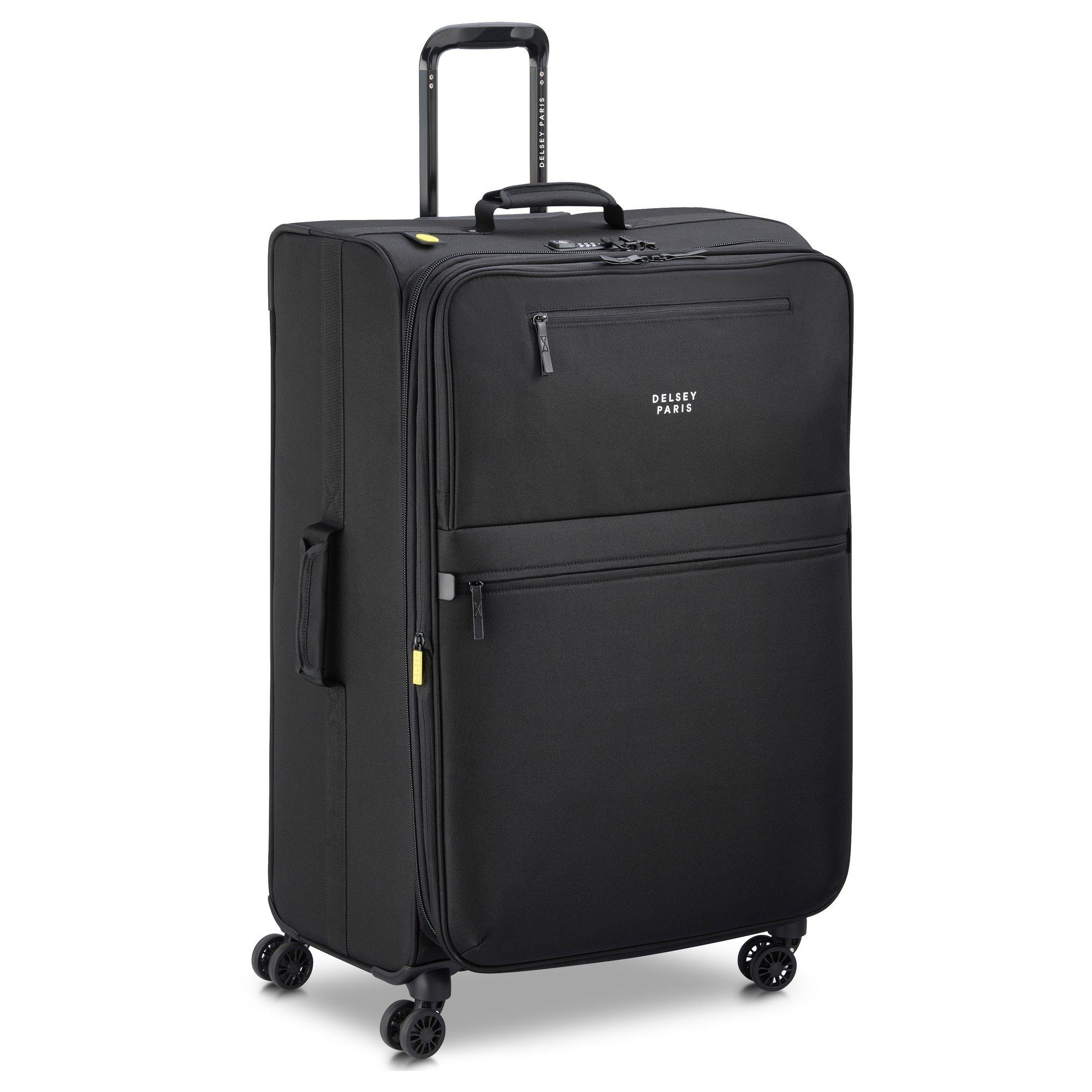 79 cm - Maubert black Rollen 4-Rollen-Trolley erw., Trolley 2.0 4 Delsey