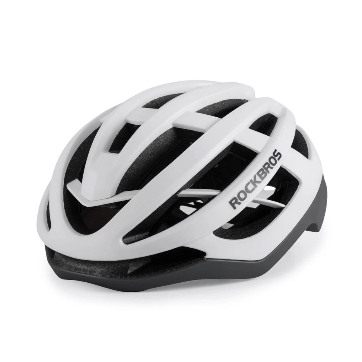 ROCKBROS Fahrradhelm HC-58BK, Aerodynamischer Helm mit optimaler Belüftung