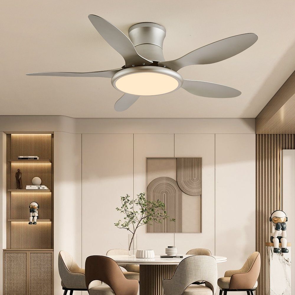 Euroton Deckenventilator Deckenventilator LED Beleuchtung 6 günstig online kaufen