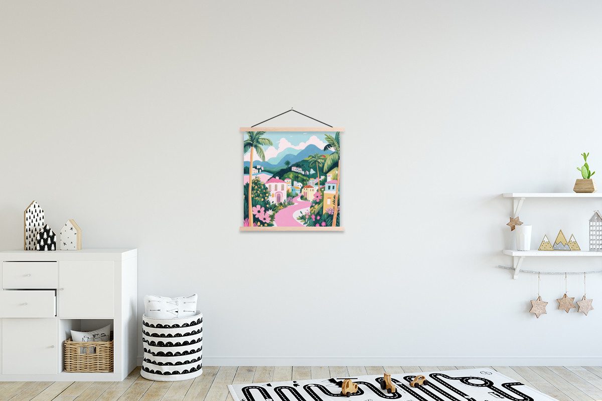 MuchoWow Poster Bunt - Häuser - günstig online kaufen