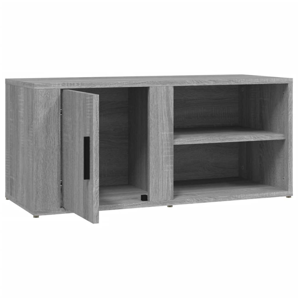 cm TV-Schrank TV-Lowboard TV-Schrank Holzwerkstoff 80x31,5x36 Sonoma vidaXL Grau Fernseh