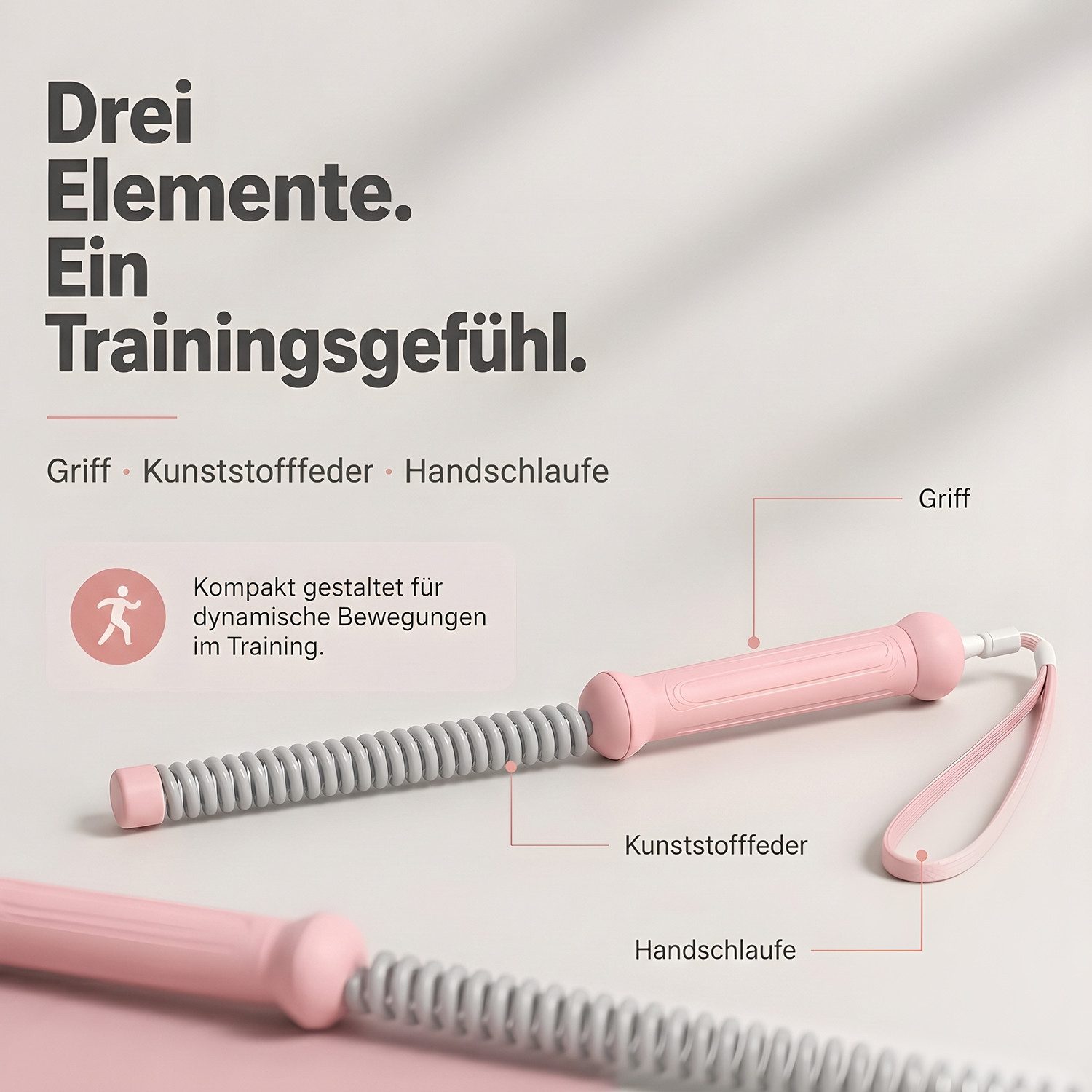 SURFOU Handmuskeltrainer 2 Stück Kampfseile für das Fitnessstudio zu Hause robustes Armtrainer (für Rumpfmuskelaufbau, HIIT und Low-Impact-Aerobic-Training, für Krafttraining, tragbare, schnurlose Kampfseile)