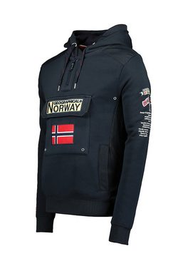 Geo Norway Hoodie Geographical Norway Herren Sweater GYMCLASS WW2477H/GN Dunkelblau Navy