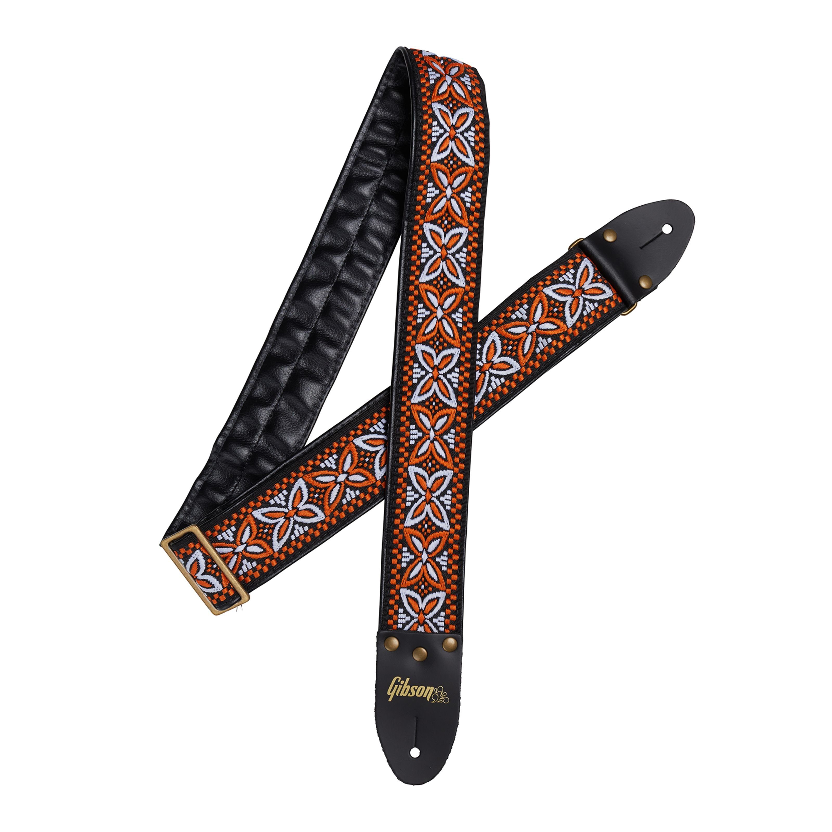 Gibson Gitarrengurt, ASVS-ORL The Orange Lily Strap - Gitarrengurt