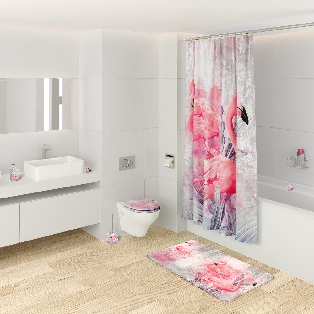Sanilo WC-Reinigungsbürste Bürstenkopf WC-Bürste auswechselbarem & Flamingo, mit stylish, modern
