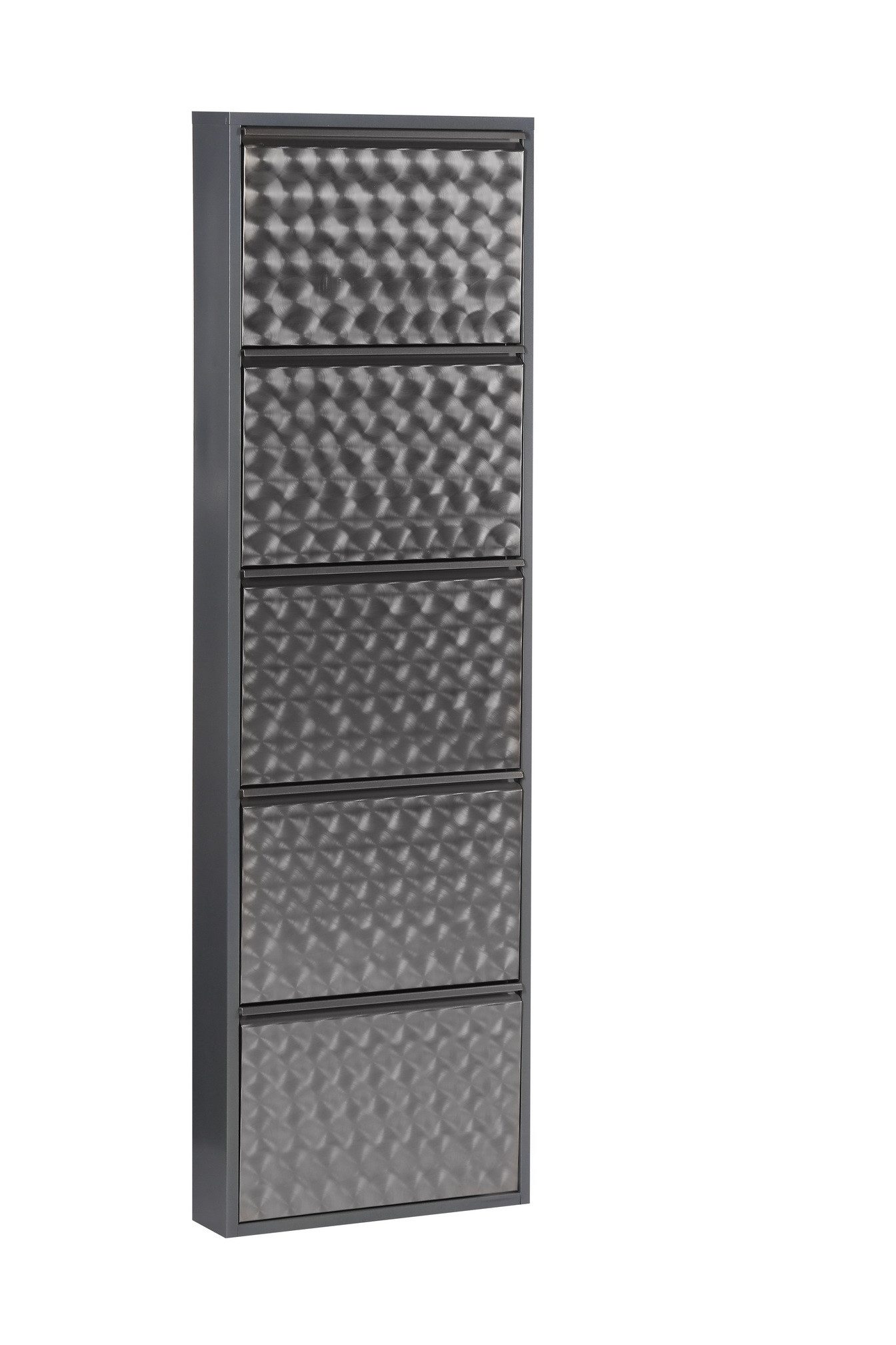 PREISBRECHER Schuhkipper CLIP (1stk), (1stk) Metall / schwarz-anthrazit, montiert - 50x172x15 (BxHxT)