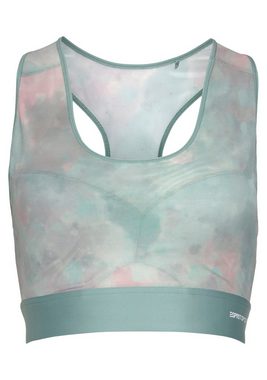 esprit sports Bustier teilweise transparent und mit Ringerrücken