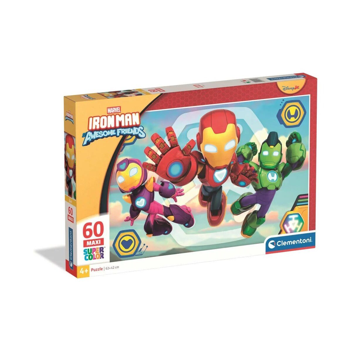 MARVEL Lernspielzeug Avengers Ready Iron Man und sein Superteam 60-teiliges