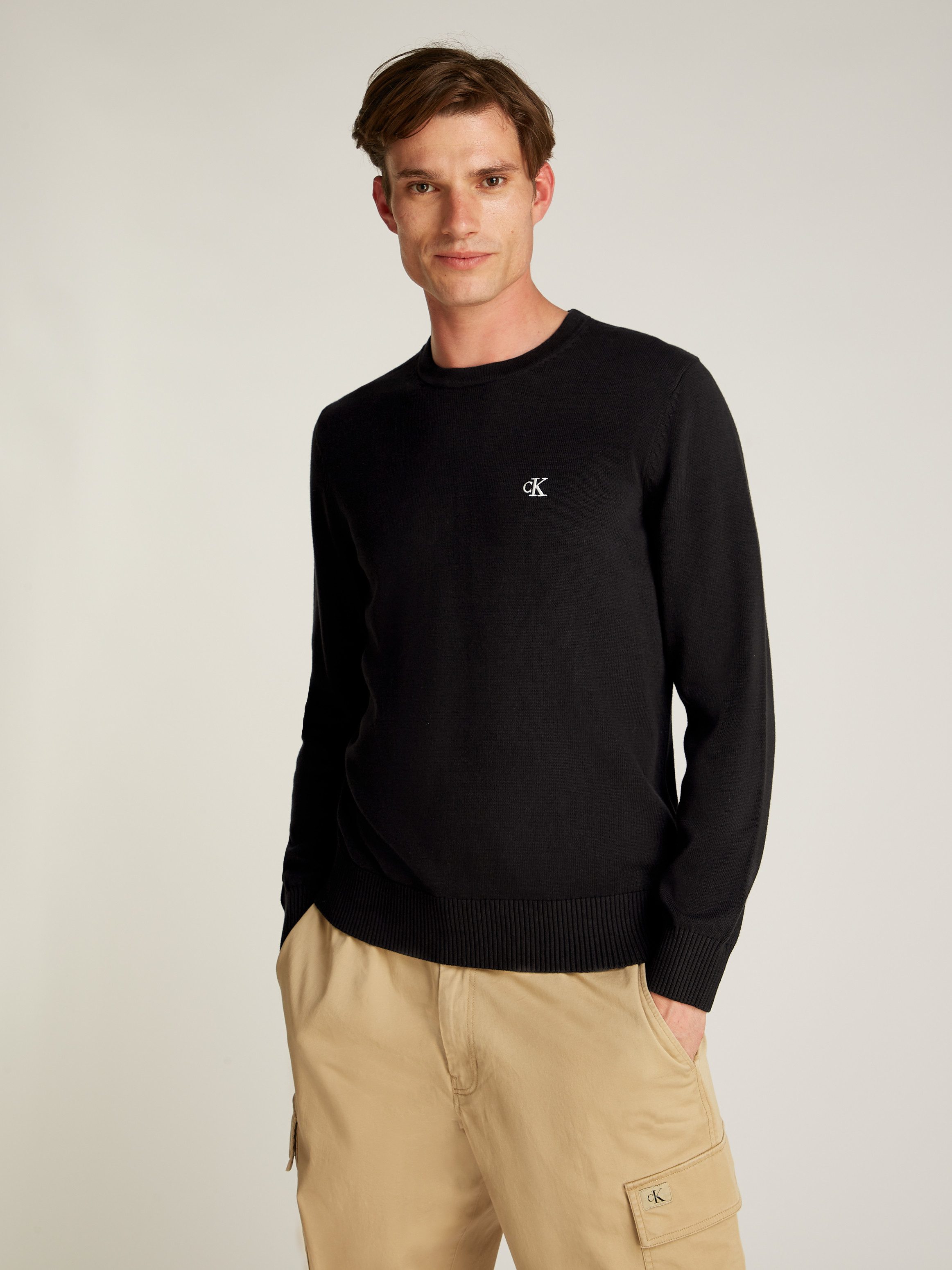 Calvin Klein Jeans Rundhalspullover MODERN CREW günstig online kaufen