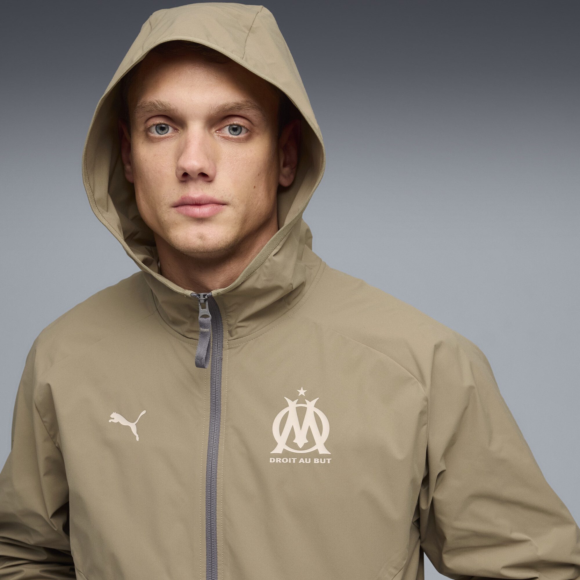 PUMA Trainingsjacke Olympique de Marseille PUMATECH Gewebte Jacke Herren