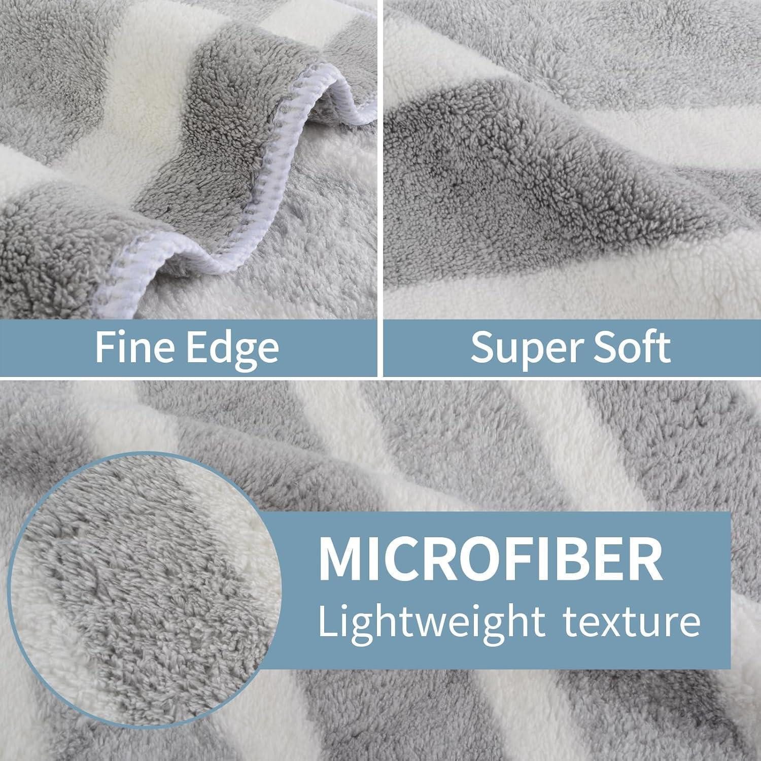 LuxusKollektion Spüllappen Microfaser Waschbar Saugfähig Küche Grau 30x30 30 x 30 cm Mikrofasertuch