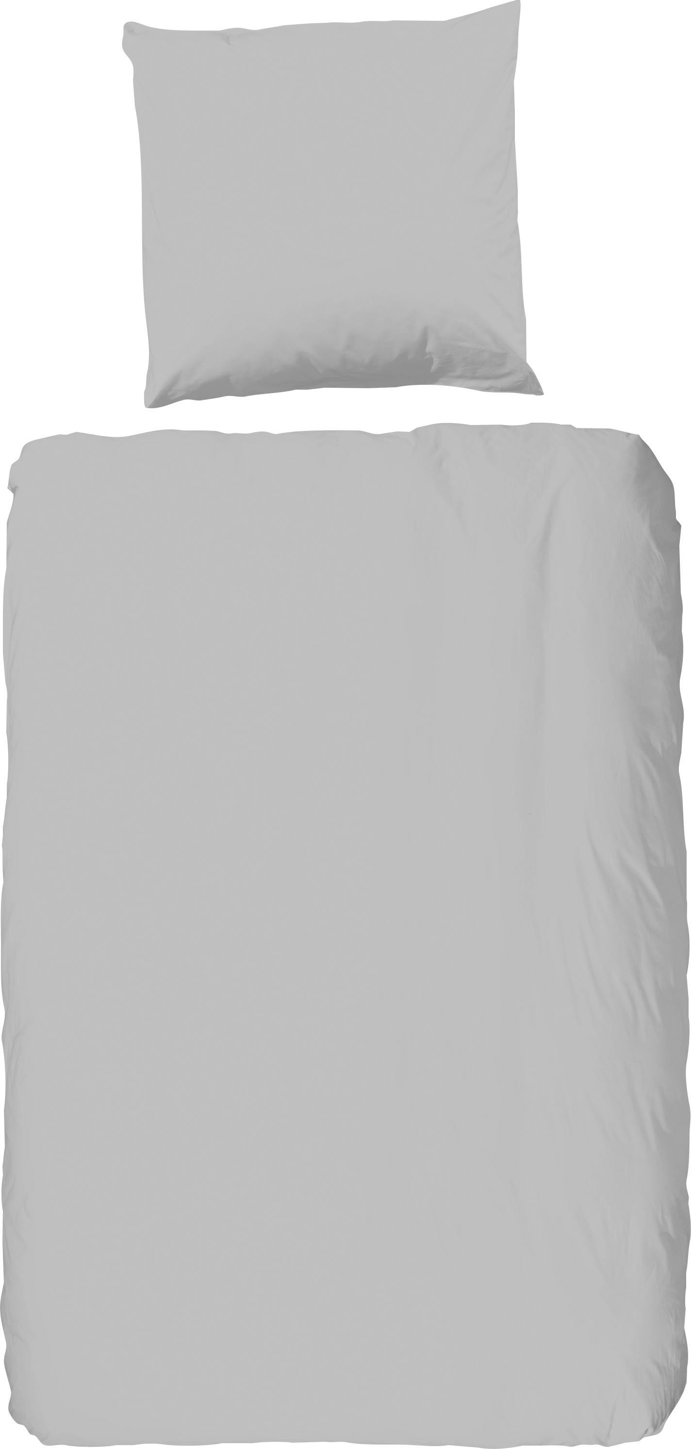 good morning Bettwäsche »Good Morning Uni«, 100% Baumwolle, Renforcé, 135x2 günstig online kaufen