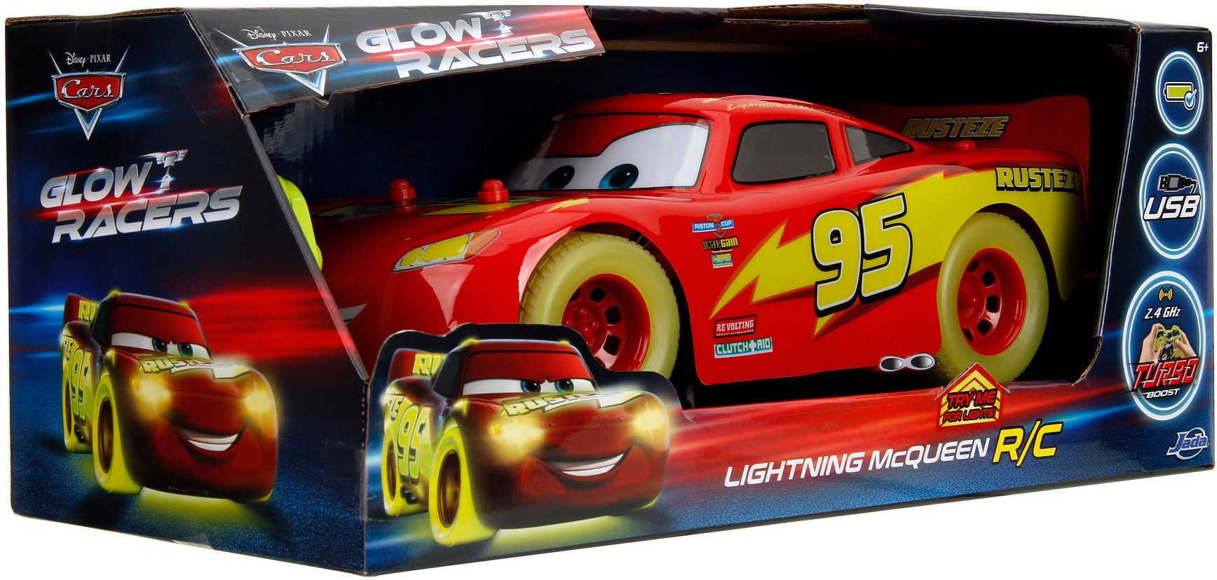 JADA Spielzeug-Auto ferngesteuert Auto Cars Glow günstig online kaufen
