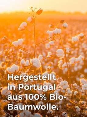 Sowel Unisex-Bademantel Relax Robe, Kapuze, 100% Bio-Baumwolle, Extra Lang mit Kapuze, Flauschig, Frottee