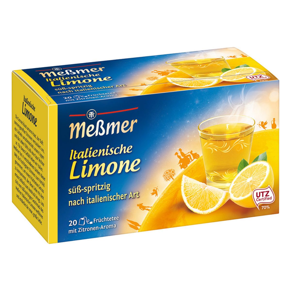 Meßmer Tee, Meßmer Italienische Limone Früchtetee aromatisiert mit Zitrone 50g