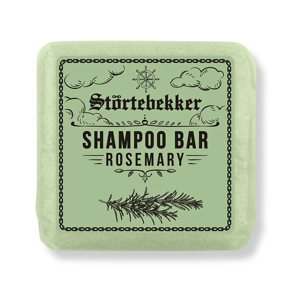 Störtebekker Festes Haarshampoo Rosmarin - mit Rosmarinöl für optimale Haarpflege, Vegane & Nachhaltige Reinigung für Haar & Kopfhaut