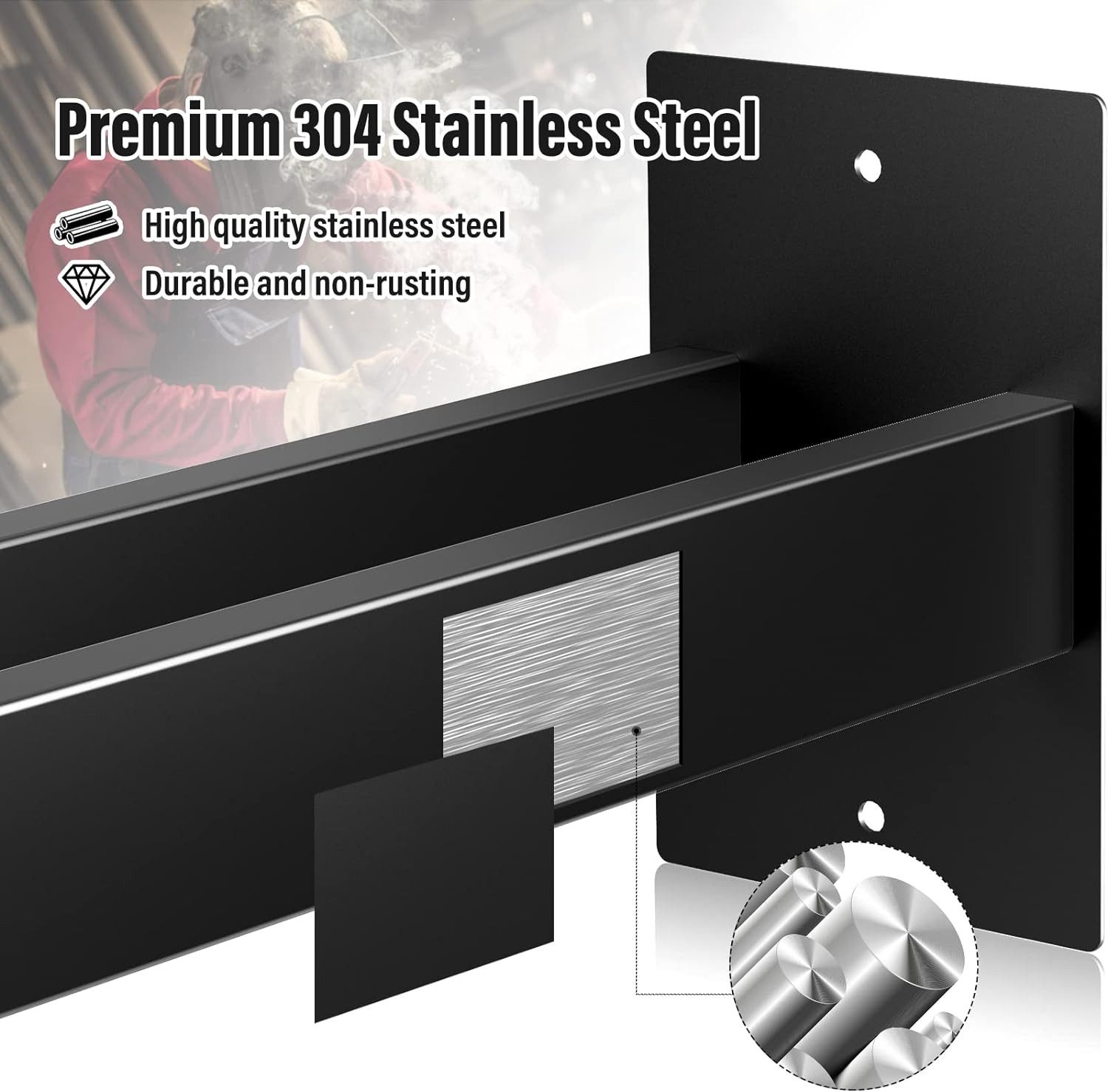 LA CUTE Doppelhandtuchhalter Edelstahl Handtuchhalter Handtuch Halter Doppe günstig online kaufen