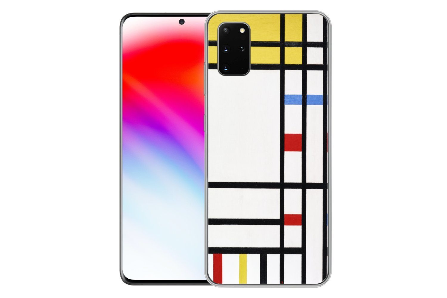 MuchoWow Handyhülle für Samsung Galaxy S20 Plus Place De La Concorde - Piet Mondrian, Phone Case, Silikon, Schutzhülle Dünn