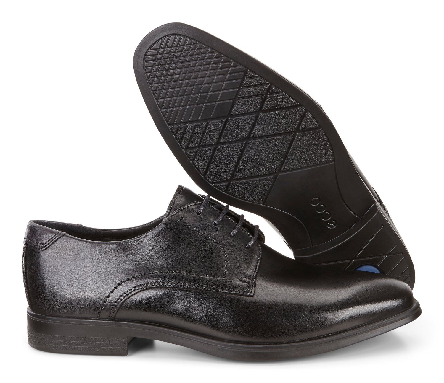 Ecco ECCO Melbourne Schwarz, Magnet Schnürschuh günstig online kaufen