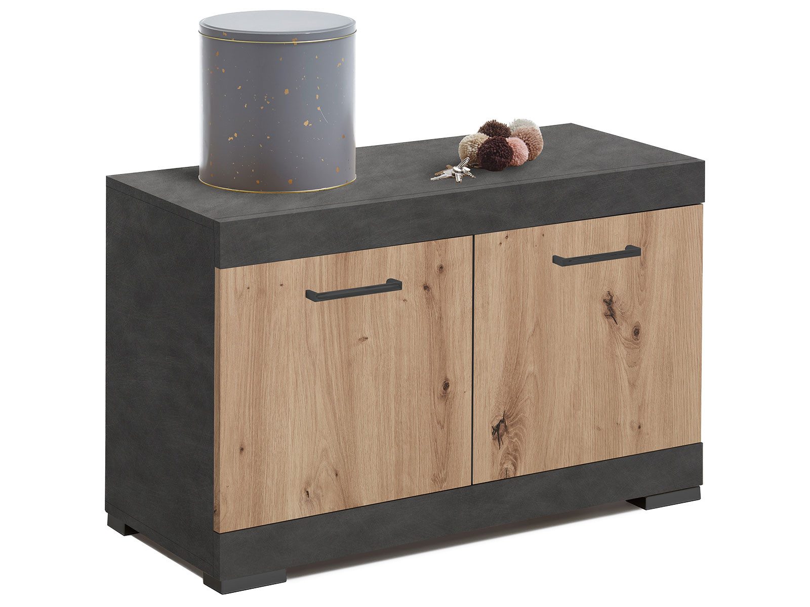 FMD Möbel Sitzbank 80 x 50 x 35 cm (B/H/T)