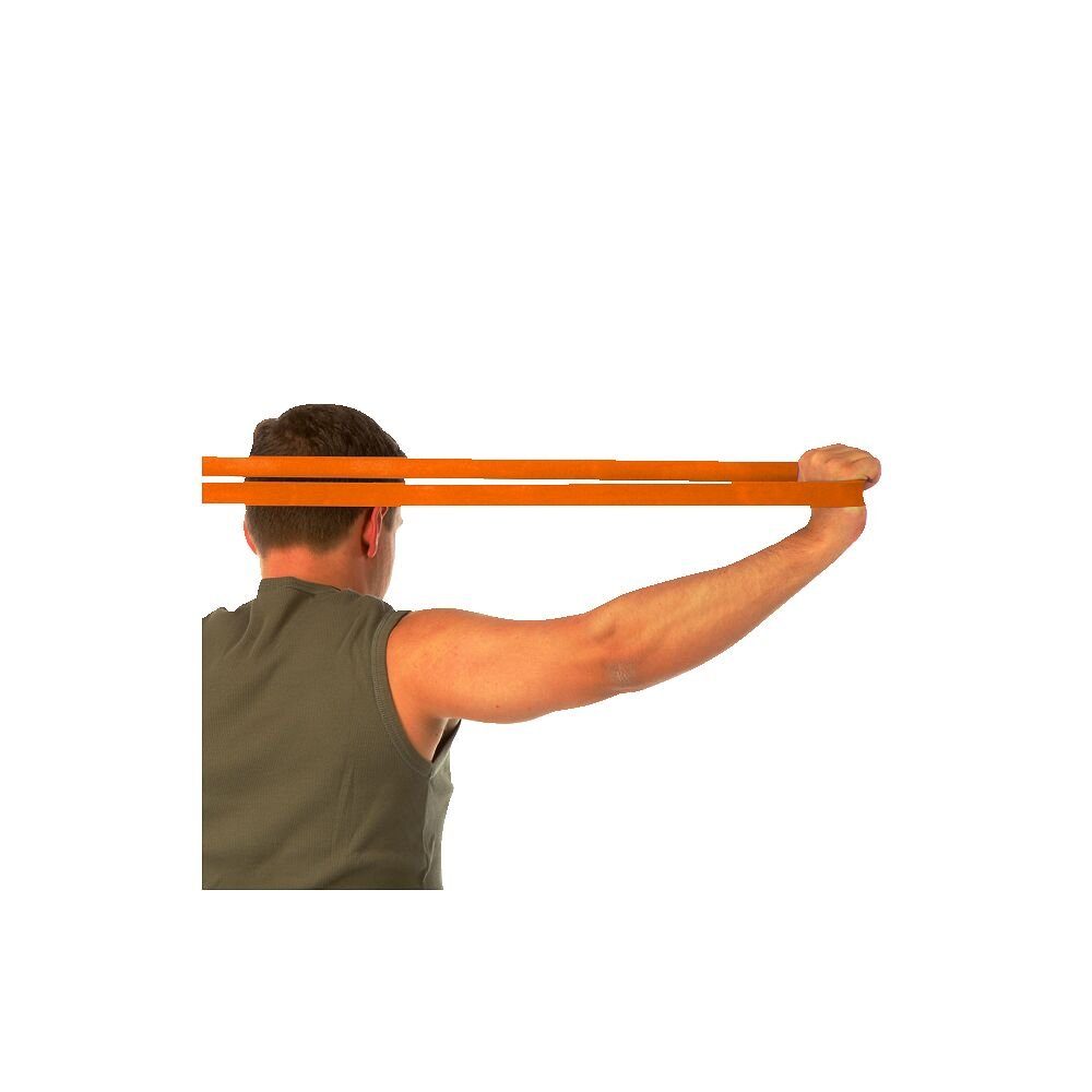 Sport-Thieme Stretchband Klimmzugband Jumpstretch, Für Stretching und Muskelkräftigung Orange, ultra stark
