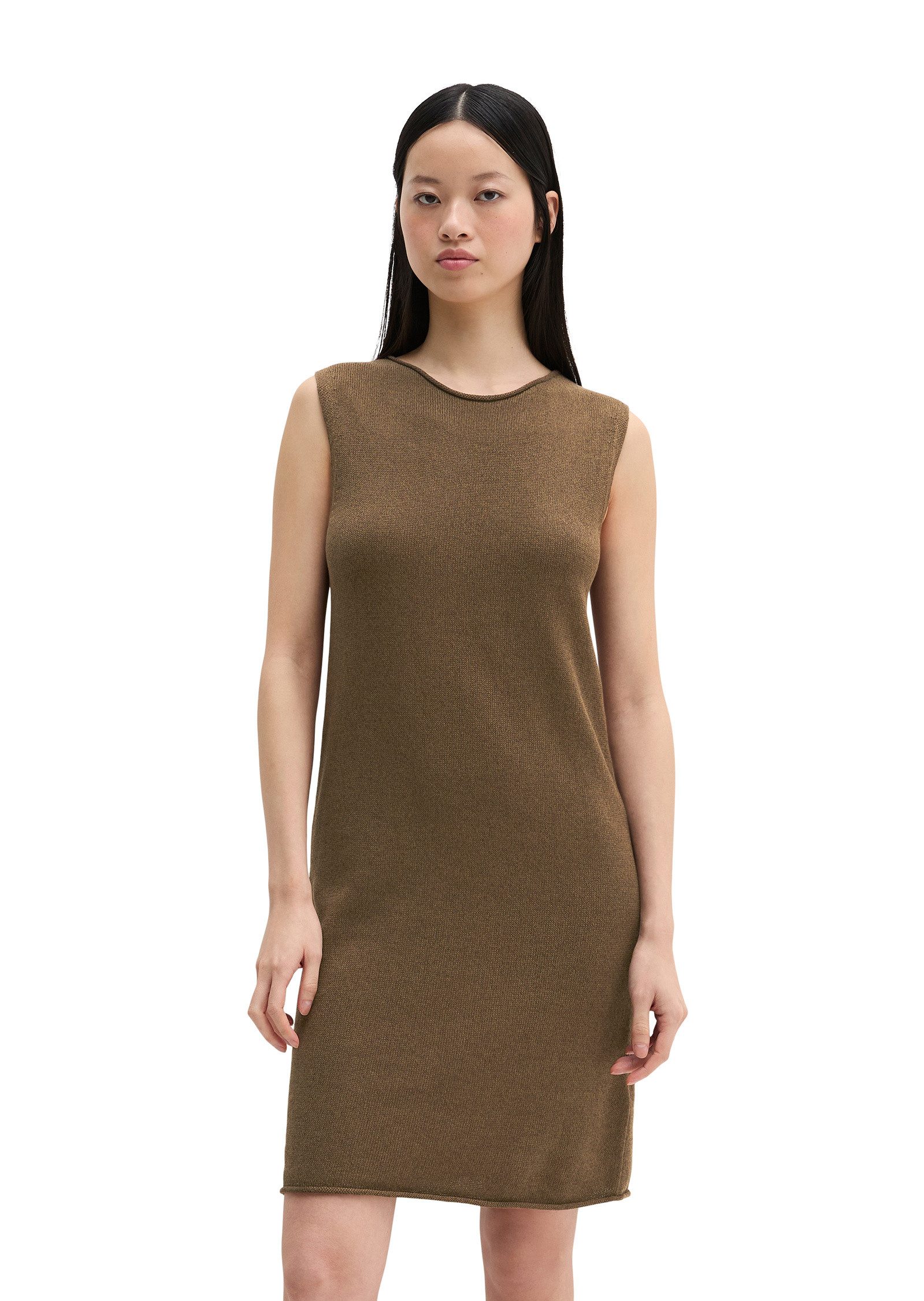 Marc O'Polo Strickkleid aus Organic Cotton-Leinen-Mix günstig online kaufen