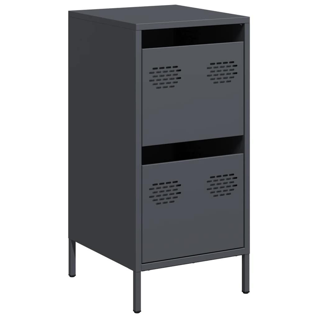 vidaXL Sideboard Sideboard Anthrazit 35x39x73,5 cm günstig online kaufen
