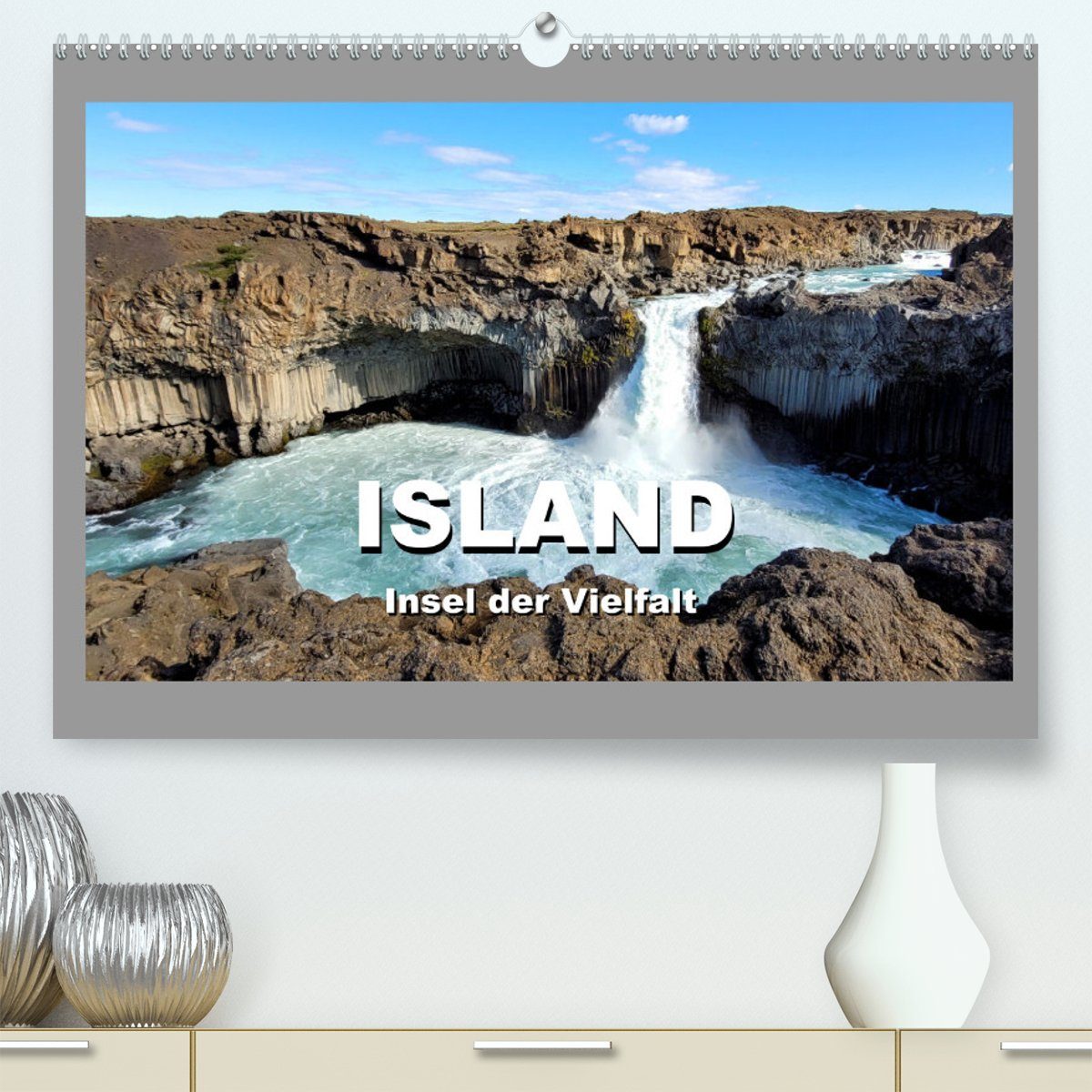 CALVENDO Wandkalender Island Insel der Vielfalt (Premium, hochwertiger DIN A2 Wandkalender 2023, Kunstdruck in Hochglanz)