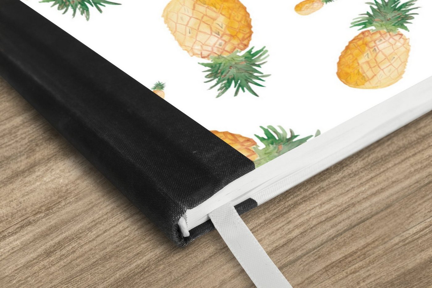 Thumbnail - MuchoWow Notizbuch Ananas - Aquarellfarbe - Muster, Notebook, Notizblock a5, Tagebuch, Journal Liniert