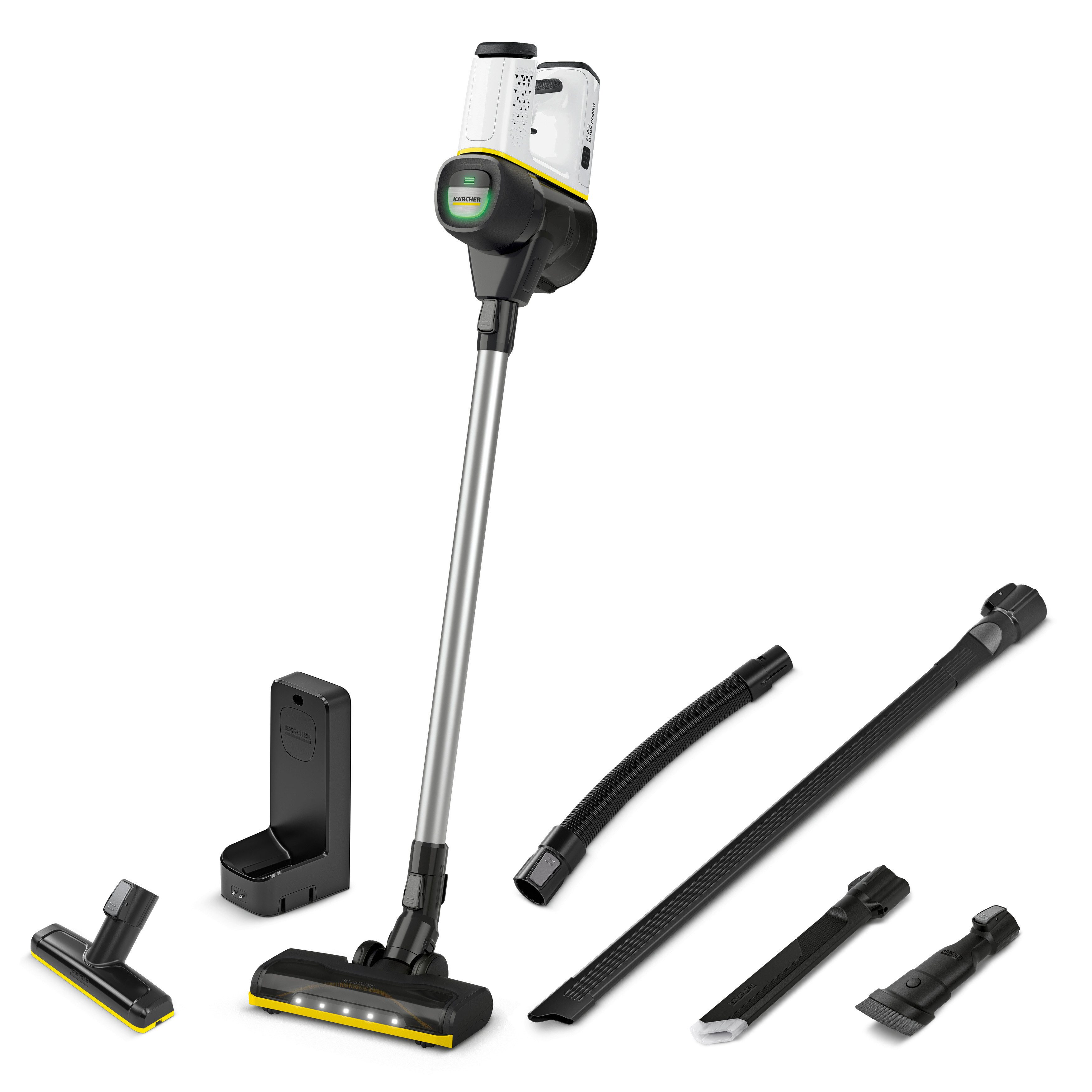 KÄRCHER Akku-Stielstaubsauger VC 6 Cordless ourFamily Car, beutellos, beutellos, inkl. Akku und Wandhalterung mit Ladefunktion