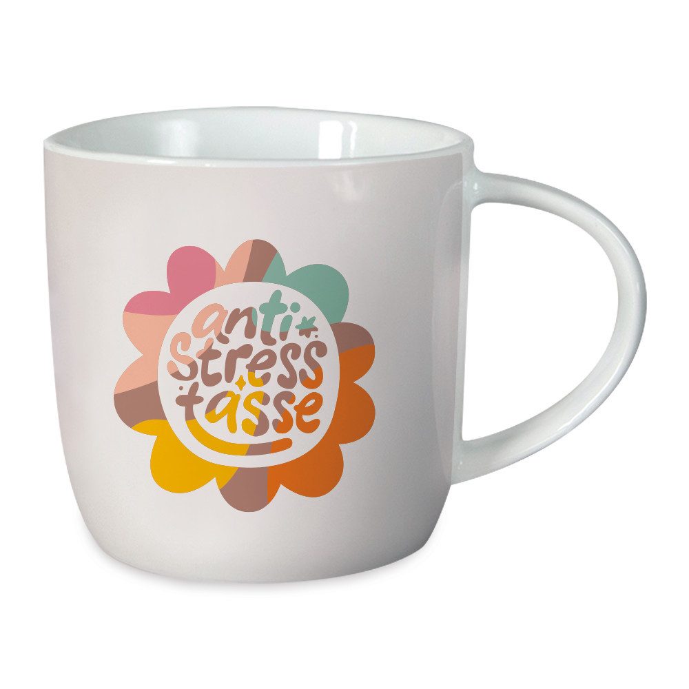 Grafik Werkstatt Tasse Gute Laune Tasse, Anti-Stress-Tasse, Geeignet für die Mikrowelle und Spülmaschine