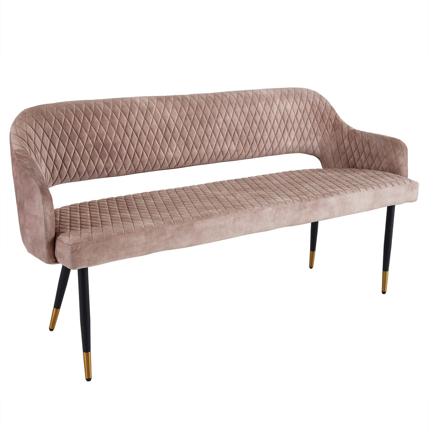 riess-ambiente Sitzbank PARIS 160cm greige / schwarz (Einzelartikel, 1-St), günstig online kaufen