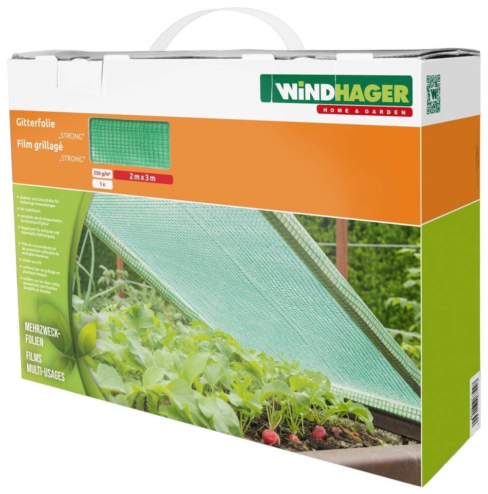 Windhager Gitterfolie STRONG, Gitter-Folie 250g/m², 1,5x5 m