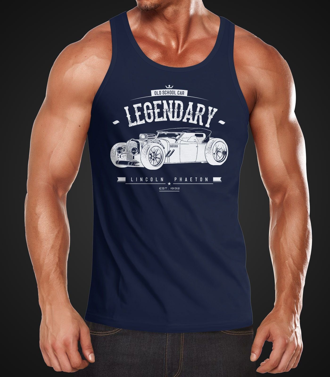 MoonWorks Tanktop Herren Tanktop Hot Rod günstig online kaufen